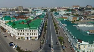 Омск, Центр города, Любинский проспект, Соборная площадь, река Омь?