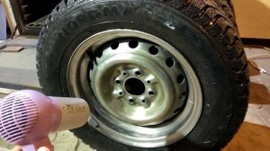 Покраска штампованных колесных дисков в гараже