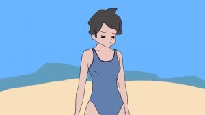 TG TF Animation MTF 43 Girl in swimsuit