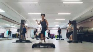 СТЕП АЭРОБИКА ЦЕЛАЯ ТРЕНИРОВКА / STEP AEROBICS