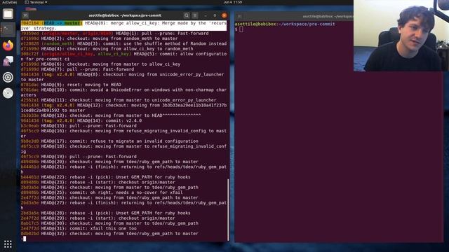 fixing a git mistake with reflog (intermediate) anthony explains #046 смотреть онлайн