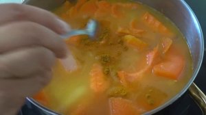 Recette de la soupe de courge (Halloween)