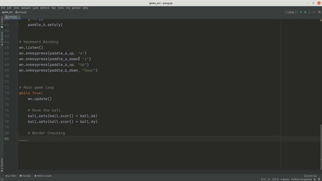 Pong Game in Python
