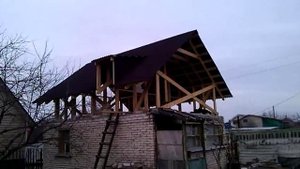 строительство мансарды своими руками часть2