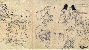 Discovering the Oldest Japanese Manga:  Chōjū Jinbutsu Giga (Scroll 1)