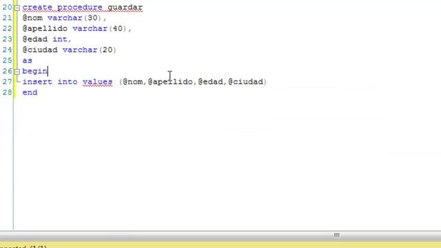 Explicando procedimientos realizados en la base de datos. смотреть онлайн
