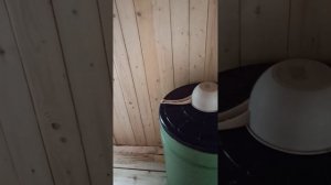 Привожу в порядок старую баньку на даче