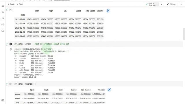 Plot stocks simple and log return in Python | Simple and Log Return Nifty 50 смотреть онлайн