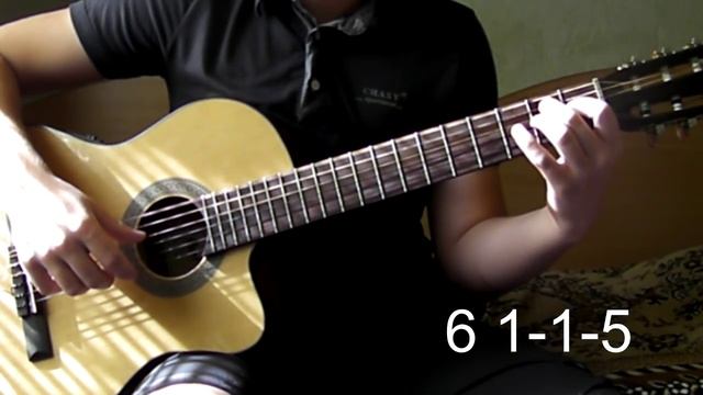 В траве сидел Кузнечик - Новая Усложнённая версия (Разбор на гитаре) смотреть онлайн