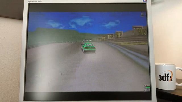 Fatal RacingWhiplash Gremlin Interactive PC DOS 1995 - Gameplay 3dfx Voodoo 2 12MB