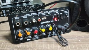 Mencoba Kit Papan Amplifier taffStudio D10 OK HIFI Basa Power AMP 400 Watt