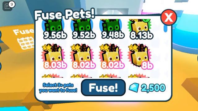 What happens when you fuse 3 Golden Rudolf Pet 😵 | Pet simulator X | Roblox смотреть онлайн