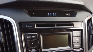 Настройка часов Хендай Крета. Установка часов в 24 формат