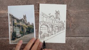 Line and Wash | Painting an Edinburgh Street