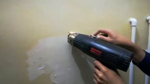 Как снять краску со стен без шума и пыли