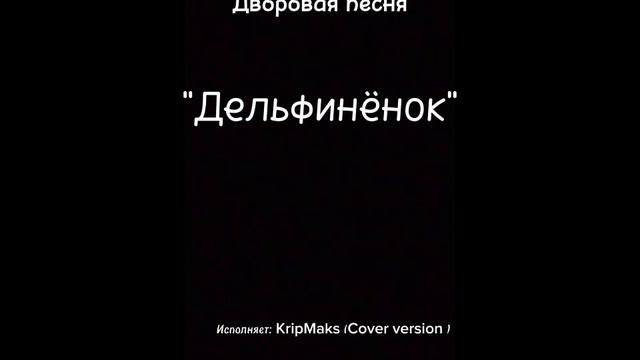 Дворовая песня: "Дельфинёнок"