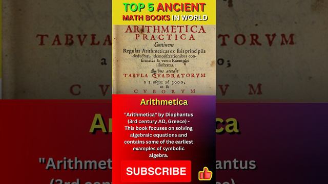 EXPLORED TOP 5 BOOKS THAT SHAPED THE FIELD OF MATHEMATICS ANCIENT MATHEMATICAL TREASURES