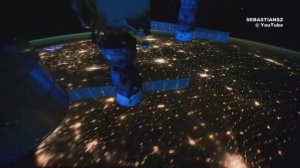 Земля ночью вид из космоса (Earth at night seen from space) ISS HD 1080p ORIGINAL