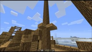 Minecraft Tutorial: How to build a medieval ship (Tradeship) Version 2