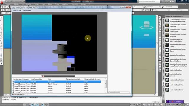 Cambiar color o poner imagen de fondo en render en Autocad. Vistas guardadas смотреть онлайн