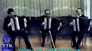 А.Бызов" Катюша" Концертная пьеса. Исп Ур.трио.банистов.