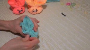 DIY//Пасхальный кролик//Как сделать зайца из полотенца""