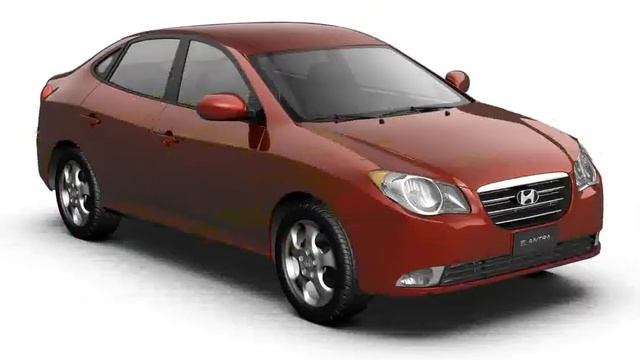 3D Model of 2007 Hyundai Elantra (Avante) Review смотреть онлайн