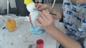 игрушки из ваты, игрушки своими руками