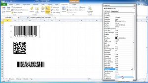 How to create Barcode in Excel 2010