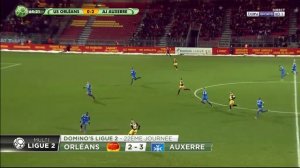 Orléans-Auxerre les 5 buts