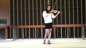 Jessica Concerto No. 3 in G Major, 1st movement, K 216, W.A. Mozart.AVI