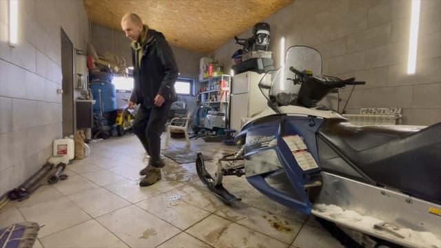 Первый выезд на снегоходе Ski-Doo GTX500SS ,все пошло не по плану!!!! смотреть онлайн