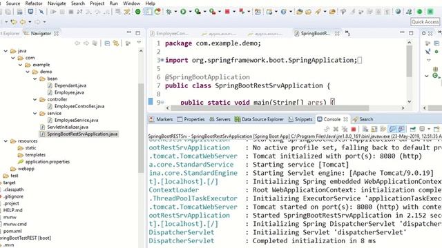 Springboot,RESTServiceUsingSpringBoot,REST Web Service using Spring boot,Springboot REST Web Servic смотреть онлайн