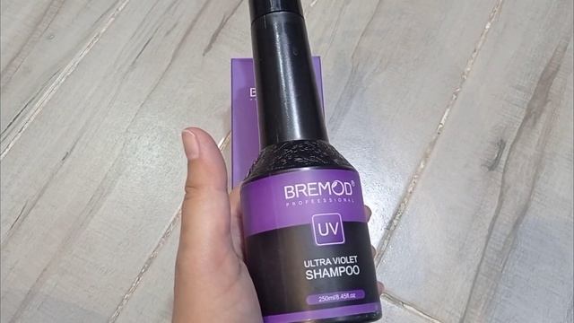 how to remove yellow colour from hairs# remove yellow orange pigment with violet shampoo# breemod