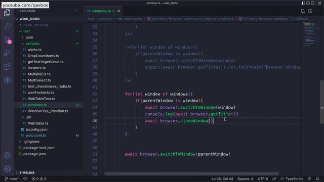 How to close multiple browser windows one by one using webdriverIO смотреть онлайн
