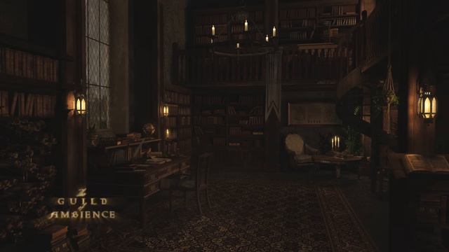 Library Sounds _ Study Ambience _ 2 hours смотреть онлайн