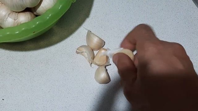 Посадка чеснока.