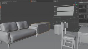 Делаю стул 3d Blender