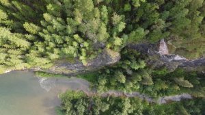 Камень Горныч - самая высокая и красивая скала на реке Улс.