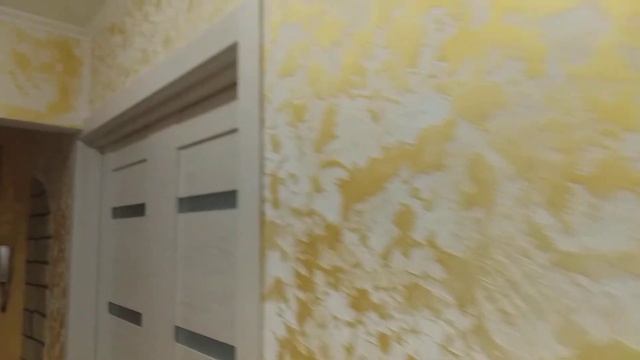 декоративная штукатурка, первая моя работа. смотреть онлайн