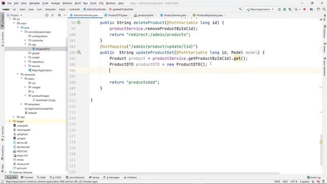 E-Commerce WebApp| Product Delete & Update | Part 10 | Spring Boot | Thymeleaf | Java смотреть онлайн