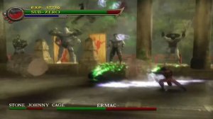 Noob Saibot impersonate Subzero | Noob Saibot VS Ermac - Mortal Kombat Shaolin Monks Boss Fight