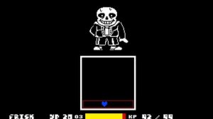 Undertale gameplay. Sans fight!