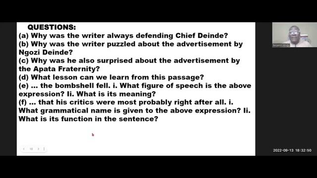 BEST TIPS FOR READING COMPREHENSION/Sample Passage/Questions & Answers