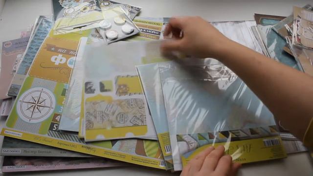 обзор дизайнерской посылки  Scrapmir