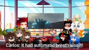Godzilla Crew react to Godzilla and Kong vs Mechagodzilla my Au (Gacha Club)