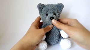 Волк крючком для начинающих, амигуруми