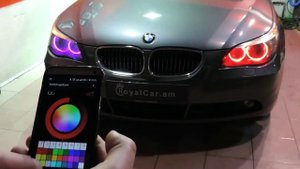 Афигенные фары на BMW е60