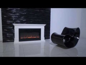 Видеообзор: Линейный каминокомплект California с очагом Royal Flame Crystal.