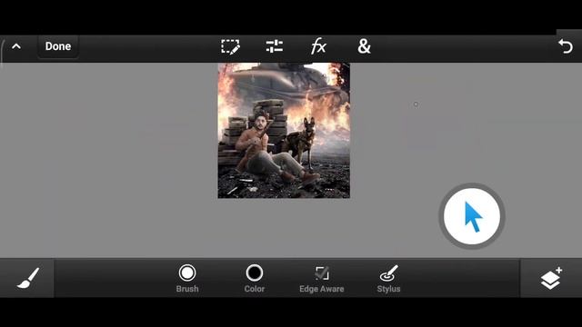 Cinematic Type Photo Manipulation in Ps Touch /Mobile Photoshop App /Awesome Photo Editing/ ps cc. смотреть онлайн